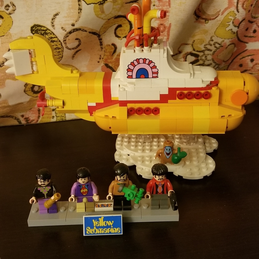Beatles Yellow Submarine Full Lego Set